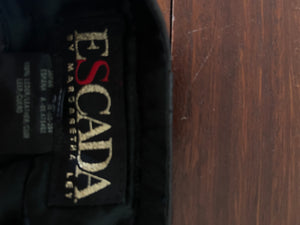 ESCADA Vintage Leather Mini Skirt, Size 36 (S)