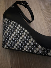 Load image into Gallery viewer, Zaxy Peep Toe Platform Shoes, Black, Size 7 (US)