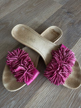 Load image into Gallery viewer, Topshop Pink Tassel Slides – Size 38 (EU)