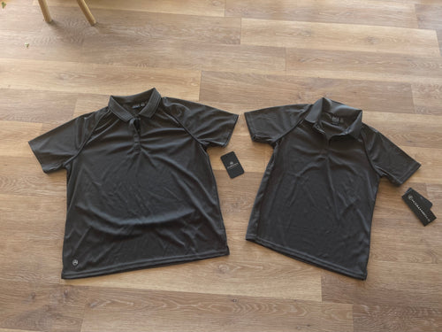 STORMTECH Performance Polo – Carbon/Black Sizes: M & XL