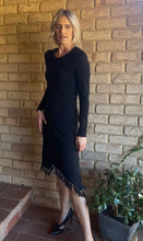 Load image into Gallery viewer, Kensie Knit Dress, Black, Size S