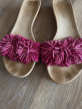 Load image into Gallery viewer, Topshop Pink Tassel Slides – Size 38 (EU)