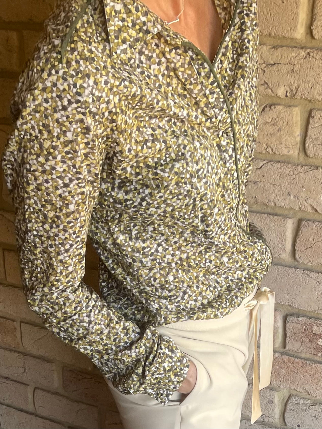 Sandwich Button Up Shirt, Size 34