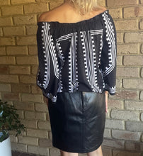 Load image into Gallery viewer, ESCADA Vintage Leather Mini Skirt, Size 36 (S)