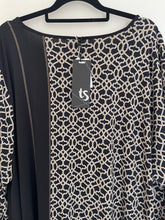 Load image into Gallery viewer, Taking Shape Just a Show East End Top, Black/Brown, XL