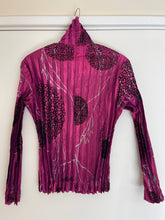 Load image into Gallery viewer, Liz Jordan Single Breasted Shirt Jacket, Fuchsia, Size S