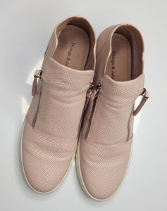 DJANGO & JULIETTE Gisele Pale Pink Leather Ankle Boots, Size 42