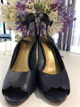 Load image into Gallery viewer, Alannah Hill Now &amp; Forever Heels in Midnight Blue, Size 39