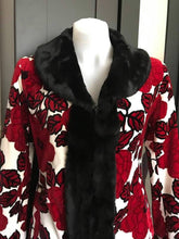 Load image into Gallery viewer, Charlie Brown Floral Velour Jacket, Size 10