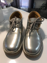 Load image into Gallery viewer, Clarks Originals Desert Boot in Metallic Silver, Size 13