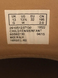 Clarks Originals Desert Boot in Metallic Silver, Size 13