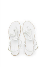 Load image into Gallery viewer, Country Road Lucy Tassel Sandal, White