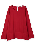 Load image into Gallery viewer, Country Road Bell Sleeve Top, BNWT, Red, Size 12
