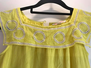 Country Road Girl's Crinkle Cotton Dress, Size 7