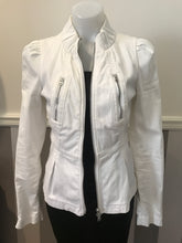 Load image into Gallery viewer, Armani Exchange A/X Denim Jacket, White, Size S,