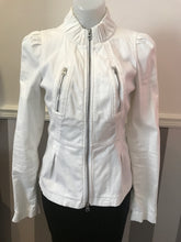 Load image into Gallery viewer, Armani Exchange A/X Denim Jacket, White, Size S,