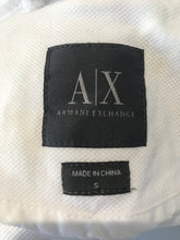 Load image into Gallery viewer, Armani Exchange A/X Denim Jacket, White, Size S,