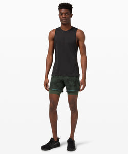 Lululemon Men's Surge Short 6" Lined, Camo Green, XL
