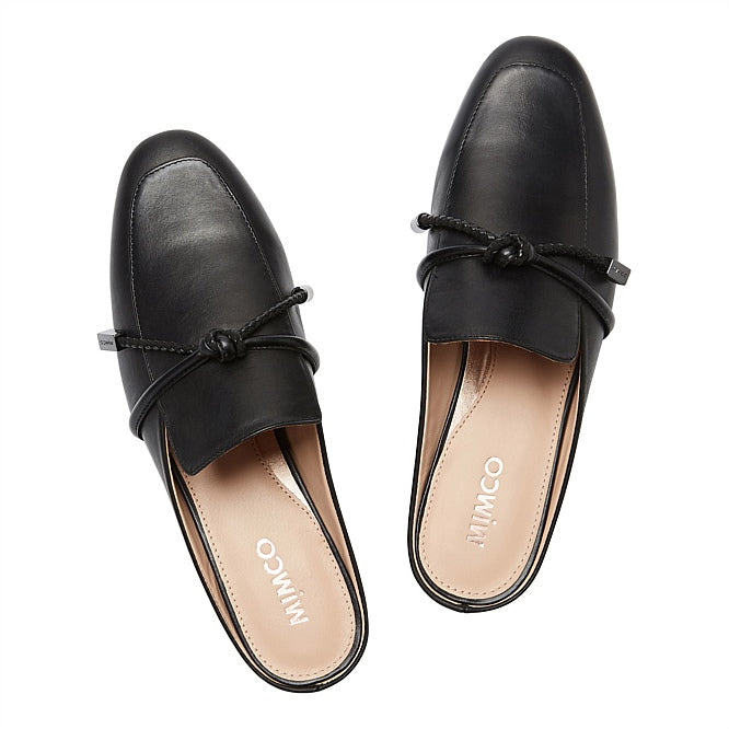 Mimco Cyber Loafer Slides/Mules in Black, BNNT, Size 41