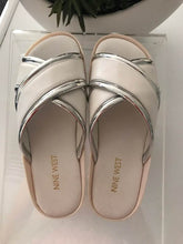 Load image into Gallery viewer, Nine West Indre Crossover Slides Size 5M/36