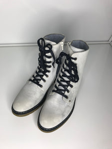 Wild Rhino Brooklyn Combat-Style Boot, Light Blue, Size 41