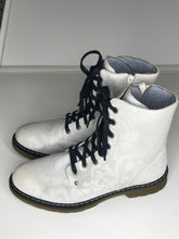Load image into Gallery viewer, Wild Rhino Brooklyn Combat-Style Boot, Light Blue, Size 41