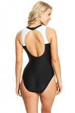 Load image into Gallery viewer, Zoggs Monochrome Clipback One Piece, BNWT, Size 10
