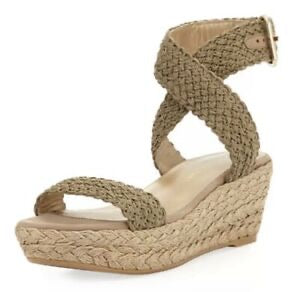 STUART WEITZMAN ALEX-LO ESPADRILLE WEDGE SANDAL