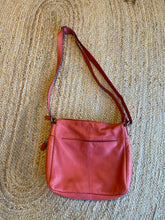 Load image into Gallery viewer, Sportscraft Genuine Leather Cross Body Bag, Coral