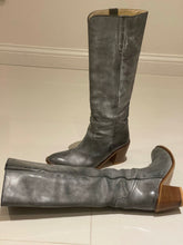 Load image into Gallery viewer, DiCo Copenhagen Janie Escovado Leather Boots, Distressed Grey, Size 36