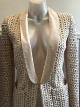 Load image into Gallery viewer, Reiss Callas Shawl Collar Lace Jacket, Size XS / UK 4-6