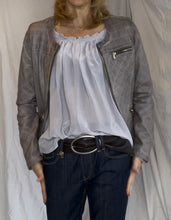 Load image into Gallery viewer, Dolce Vita Vegan Leather Jacket, Taupe, Size 10