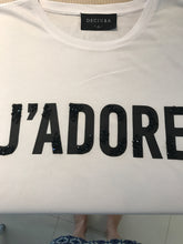 Load image into Gallery viewer, Decjuba J&#39;adore French Tee, White, BNNT, Size M