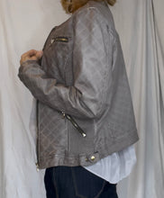 Load image into Gallery viewer, Dolce Vita Vegan Leather Jacket, Taupe, Size 10