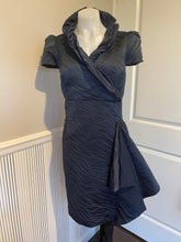 Load image into Gallery viewer, George Gross Sheath Dress, Navy, Size 14
