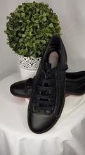 Load image into Gallery viewer, Ziera PETA Black Sneakers, Black, Size 37 XW