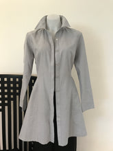 Load image into Gallery viewer, Her Velvet Vase Paddington Shirtdress, Grey, BNWT, Size L