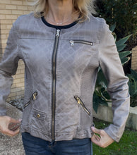 Load image into Gallery viewer, Dolce Vita Vegan Leather Jacket, Taupe, Size 10