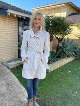 Load image into Gallery viewer, Portmans Trench-Type Utility Jacket, Beige, 14