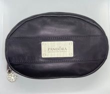 Load image into Gallery viewer, Pandora Leather Makeup Pouch, Purple