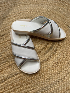 Nine West Indre Crossover Slides Size 5M/36