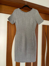 Load image into Gallery viewer, Desires Fitted Short Sleeve Panel Dress, Heather Grey, BNWT, Size S