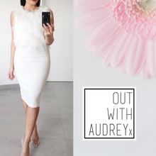 Load image into Gallery viewer, Out With Aubrey Tahlia Dress in White, Size XS