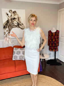 Out With Aubrey Tahlia Dress in White, Size XS