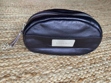 Load image into Gallery viewer, Pandora Leather Makeup Pouch, Purple