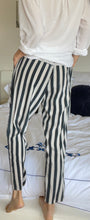 Load image into Gallery viewer, custommade Alinka Monochrome Striped Silk Pants, Size 38 AU 10