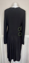 Load image into Gallery viewer, DAVID MEISTER EMBELLISHED INSET DRESS, Black, Size 12