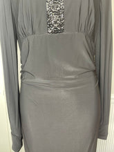 Load image into Gallery viewer, DAVID MEISTER EMBELLISHED INSET DRESS, Black, Size 12