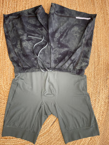 Lululemon Men's Surge Short 6" Lined, Camo Green, XL