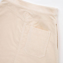 Load image into Gallery viewer, Uniqlo MIDI A-line Corduroy Skirt, Off-White, Size XS